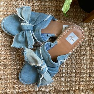 Denim espadrilles